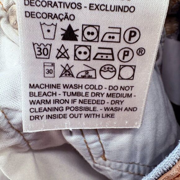 Levi’s 501 High Rise Cutoff Jean Shorts | W27 | Light Wash | Raw Hem Vintage Rew - Picture 12 of 15